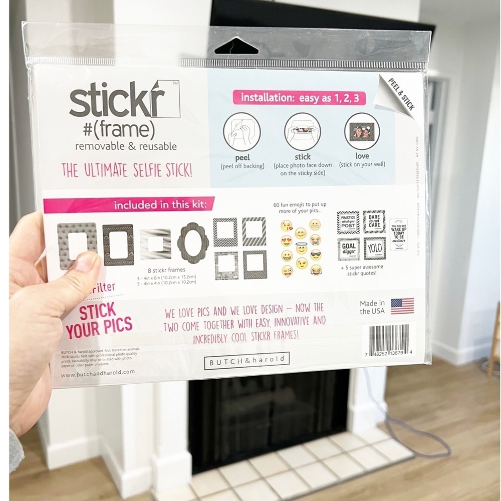 🖼 Peel-off backing Sticker Frames - NWT - Picture 2 of 6